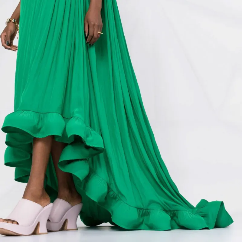 Lanvin Sleeveless Dress Women's Green-3