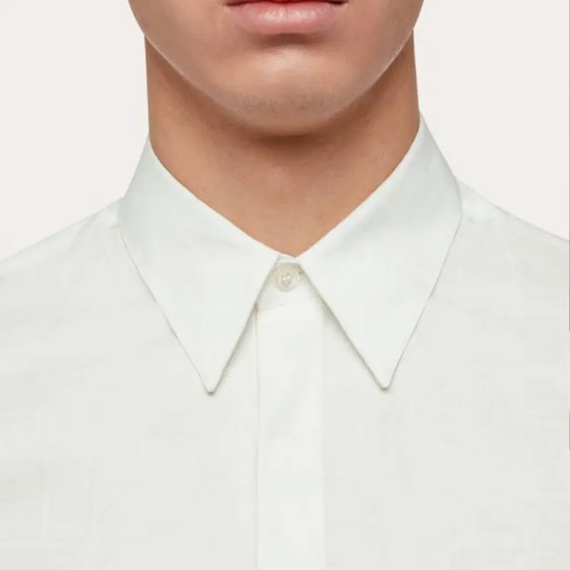 Ferragamo Shirts Men White-5