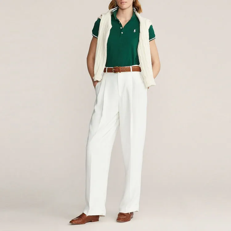 Polo Ralph Lauren SS22 Polo Shirt Women's Green-1