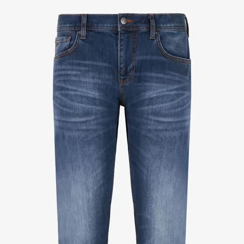 ARMANI EXCHANGEAE x SMILEYWORLD FW22 Jeans Men's Denim Blue-4