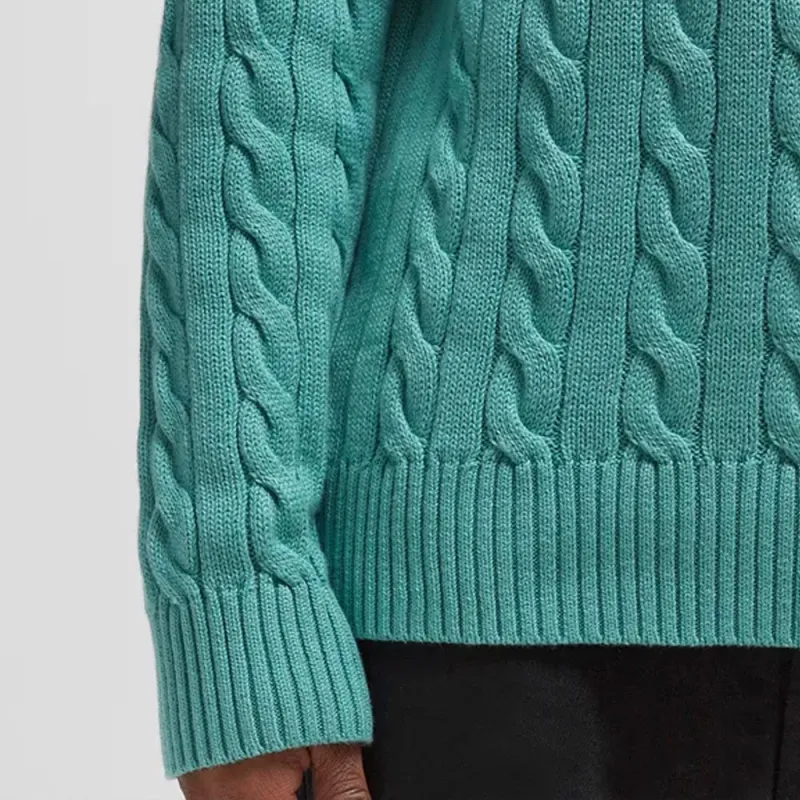 Polo Ralph Lauren Logo Embroidered Cable Knit Jumper-4
