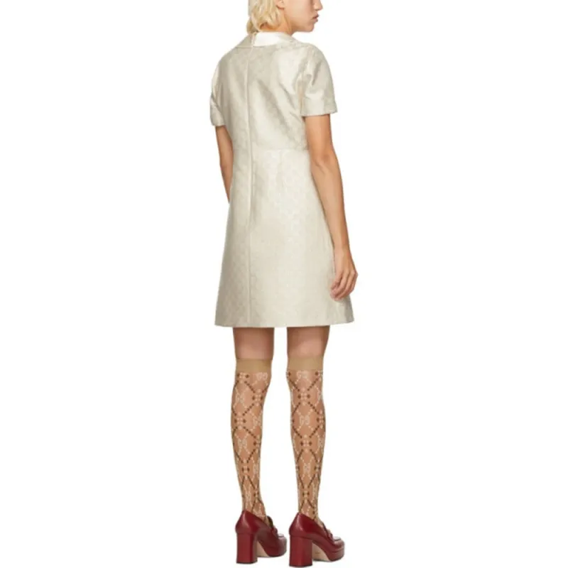 GUCCI Short-Sleeved Dresses Women's White-2