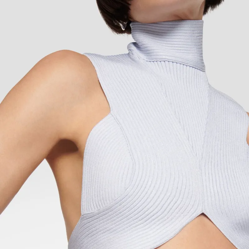 Alaia Sweaters Women's Sky Blue-4