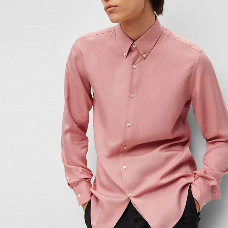 HUGO BOSS Shirts Men Pink-4