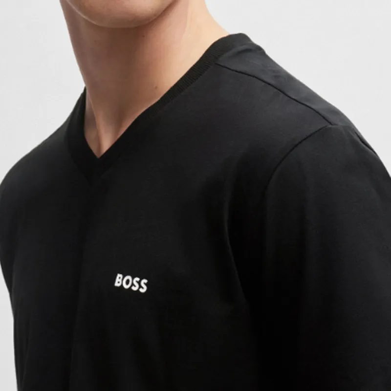HUGO BOSS T Shirts Men Black-4