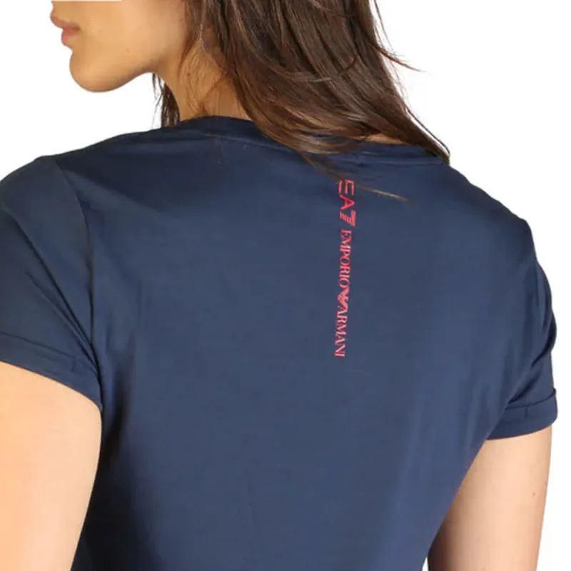 EMPORIO ARMANI T Shirts Women's Marine Blue-4