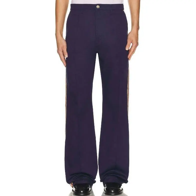 WALES BONNER Casual Pants Men's Marine Blue-5