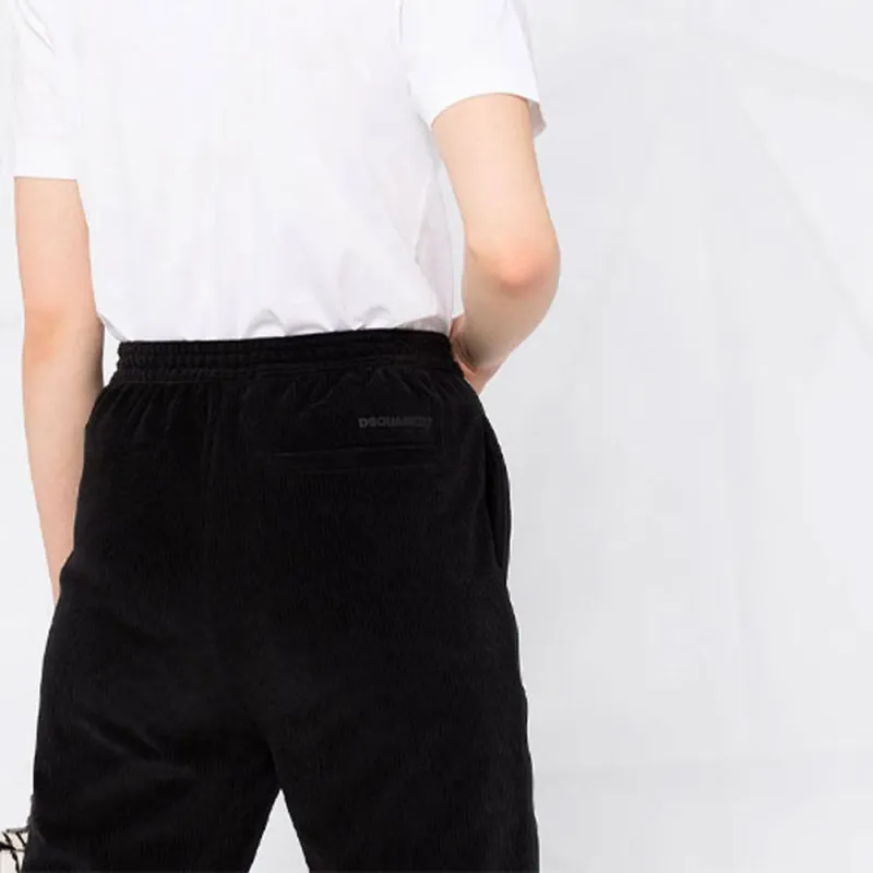 DSQUARED 2 Side Stripe Drawstring Track Pants-5