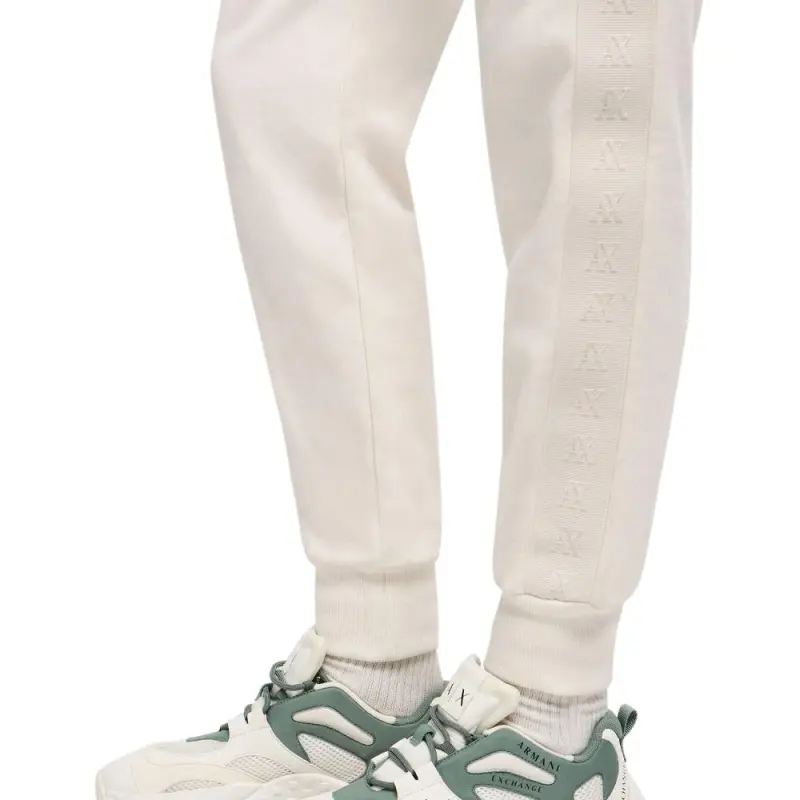 ARMANI EXCHANGE Cotton Straight leg Trousers-4