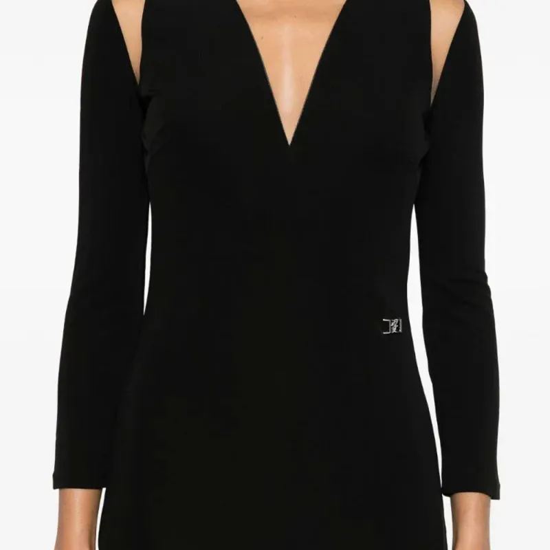 DSQUARED 2 Jersey V Neck Dress-4