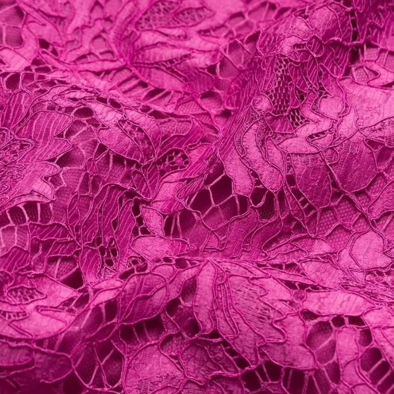 Valentino Short Sleeved Dresses Women's Fuchsia-3