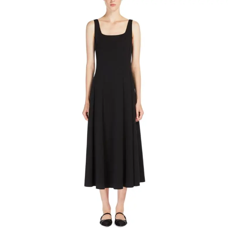 'S MAX MARA Sleeveless Dress Women's Black-1