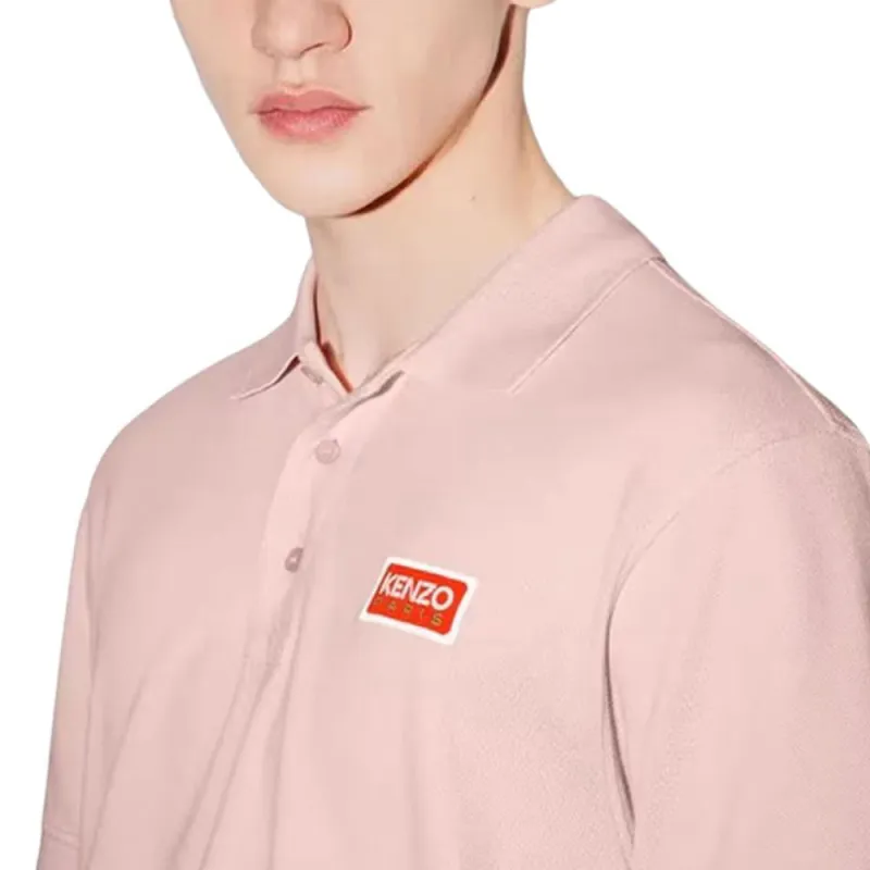 KENZO Polo Shirts Men Pink-4