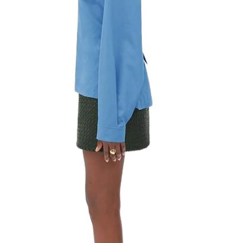 Bottega Veneta FW22 Shirt Women's Blue-3