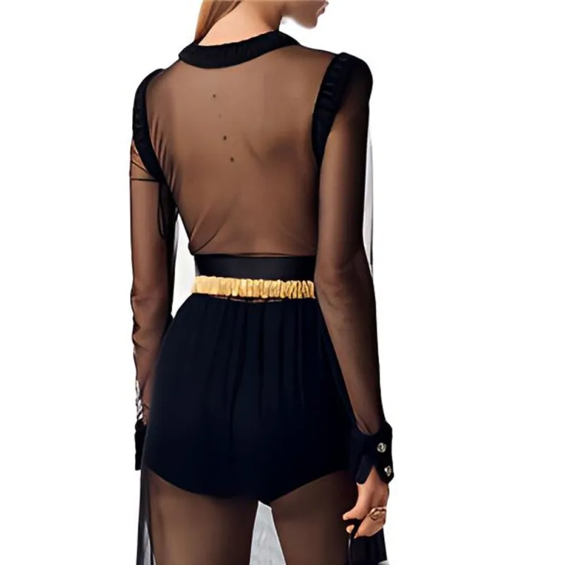 CHANEL SS23 Long-Sleeved Dresses Women's Black-3
