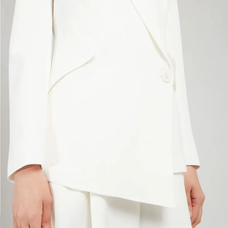 Alexander McQueen Asymmetric Single-Breasted Blazer-4