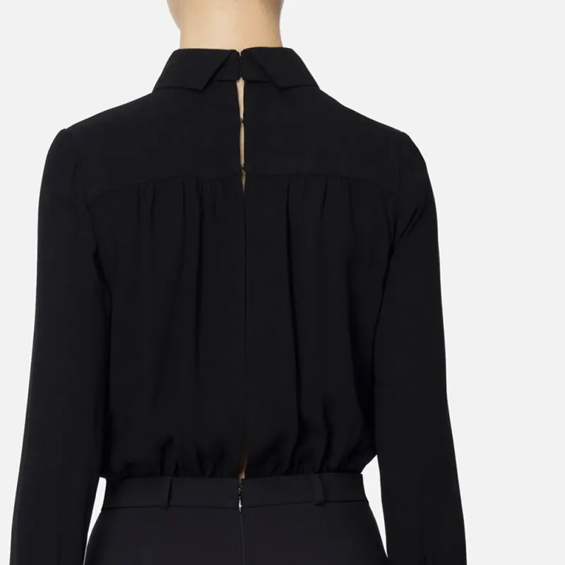 Elisabetta Franchi Scarf detail Crepe Jumpsuit-3