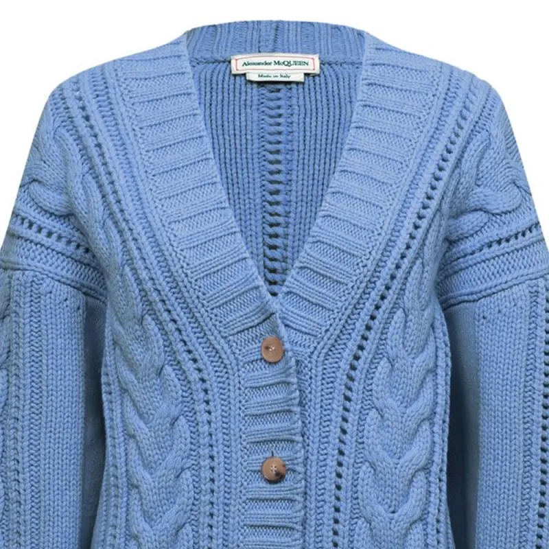 Alexander McQueen SS22 Knitwear Women's Blue-4