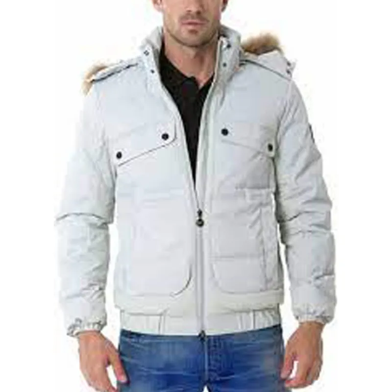 EMPORIO ARMANI EA7 SS23 Jackets & Coats Men's Gray White-2