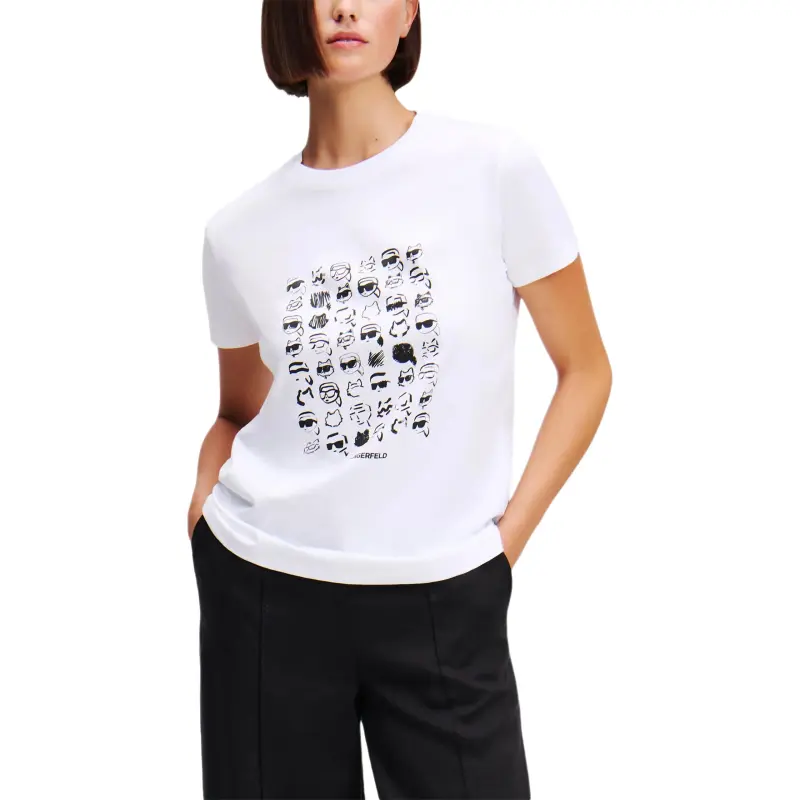 KARL LAGERFELD / Karl Lagerfeld Jeans Quote T shirt-3