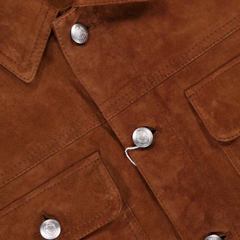 Ralph Lauren Purple Label Suede Jacket-2
