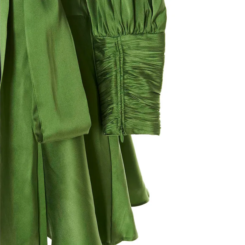Zimmermann Long Sleeved Dress Women's Green-5