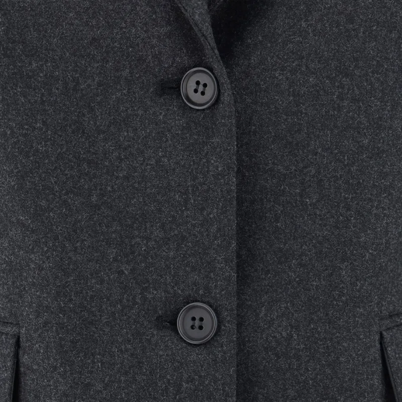 PAROSH Buttoned Long sleeve Blazer-3