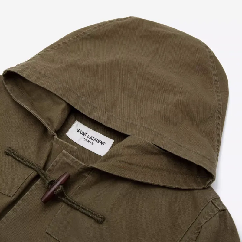 SAINT LAURENT Jackets & Coats Men's Army Green-2