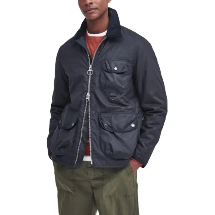 BARBOUR Angler Waxed Jacket-2