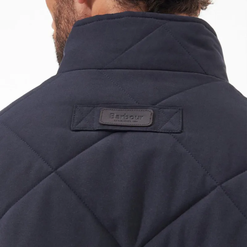 BARBOUR Barbour Hybrid Fleece Jacket Jackets Coats Men's Marine Blue-4