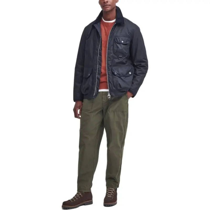 BARBOUR Angler Waxed Jacket-1