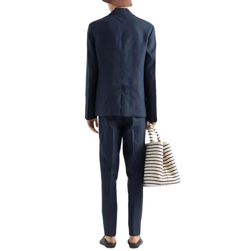 PRADA Suit Trouser Men's Marine Blue-2