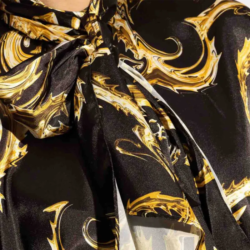 VERSACE JEANS COUTURE Tied Spike print Shirt-3