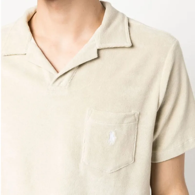 Polo Ralph Lauren Polo Shirt Men's Ecru-4