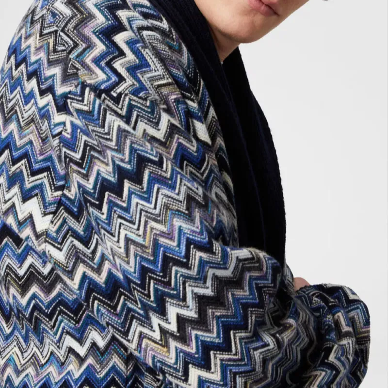 MISSONI Zigzag V Neck Cardigan-3