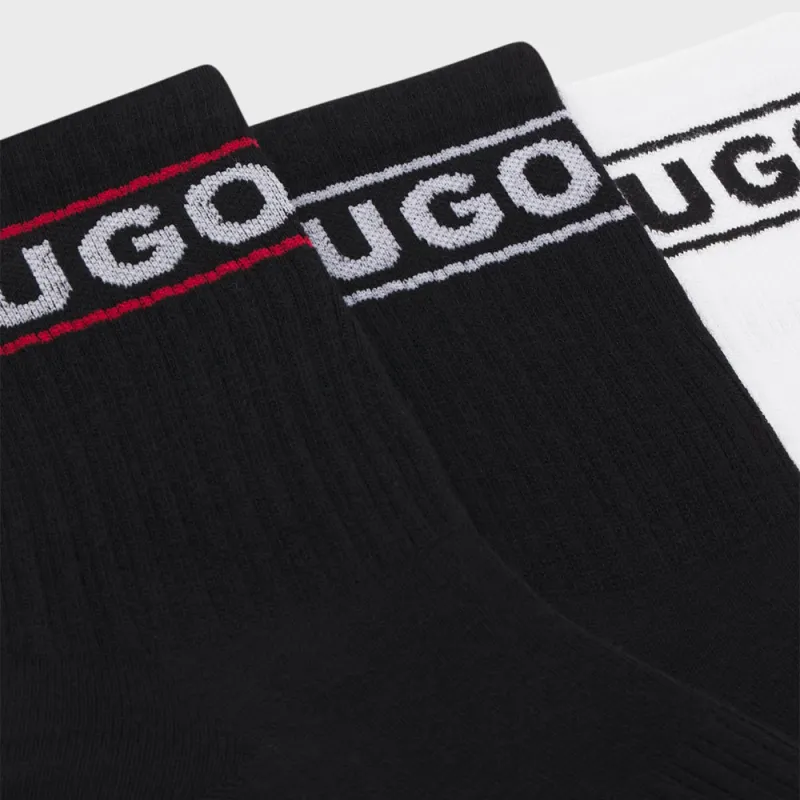 HUGO BOSS Mid Calf Socks Women's 3 Pack-1