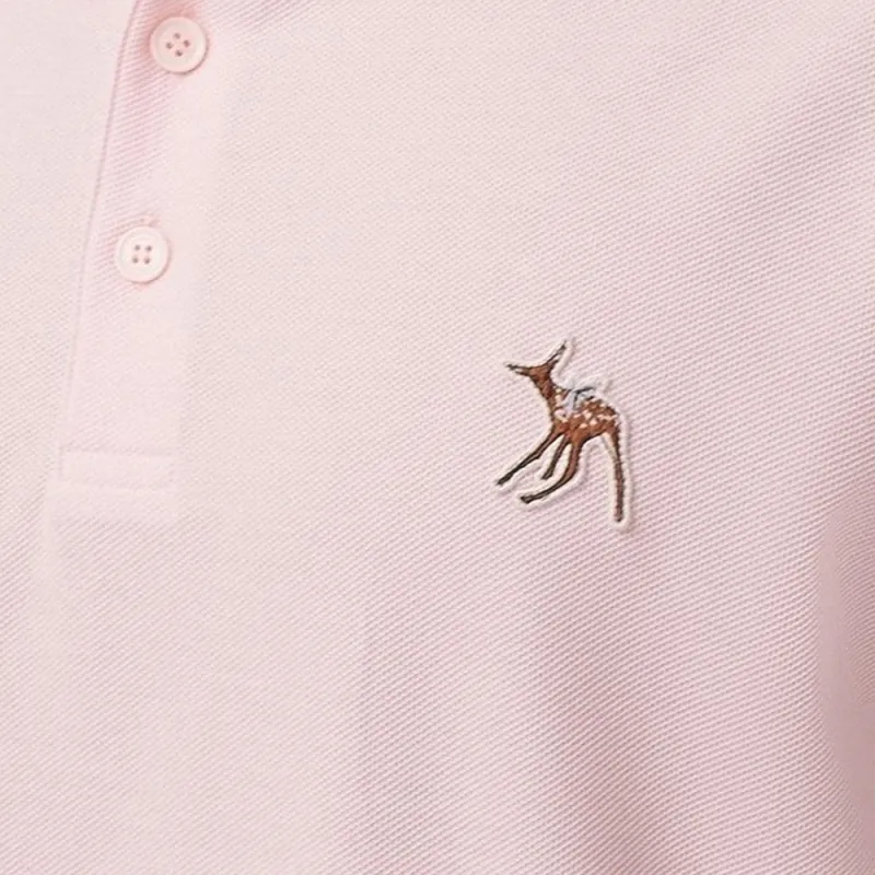 Burberry Polo Shirts Men Pink-4
