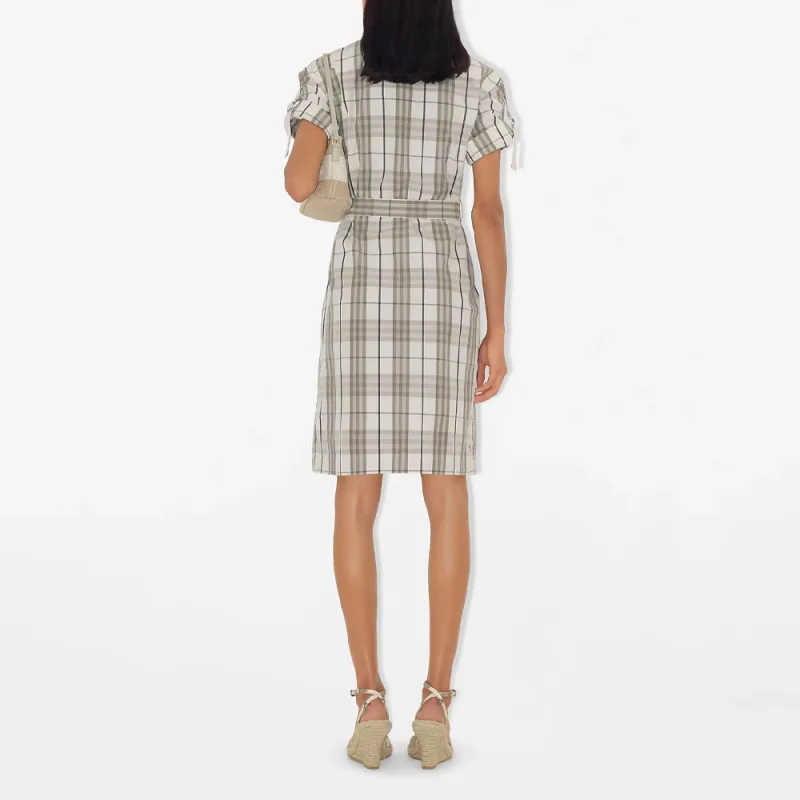 Burberry Checked Shirt Dress-2