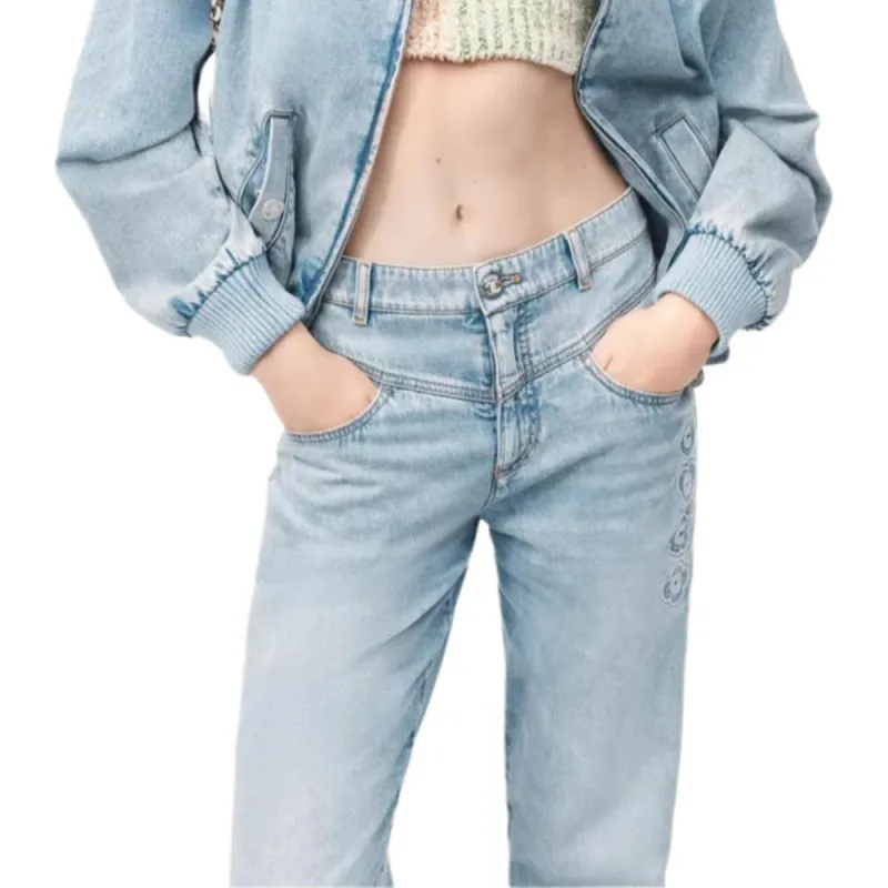 CHANEL Jeans Women's Light Blue-1