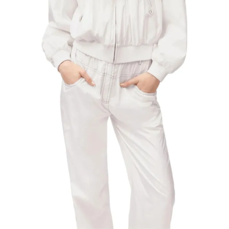 CHANEL Casual Pants Women's White-2