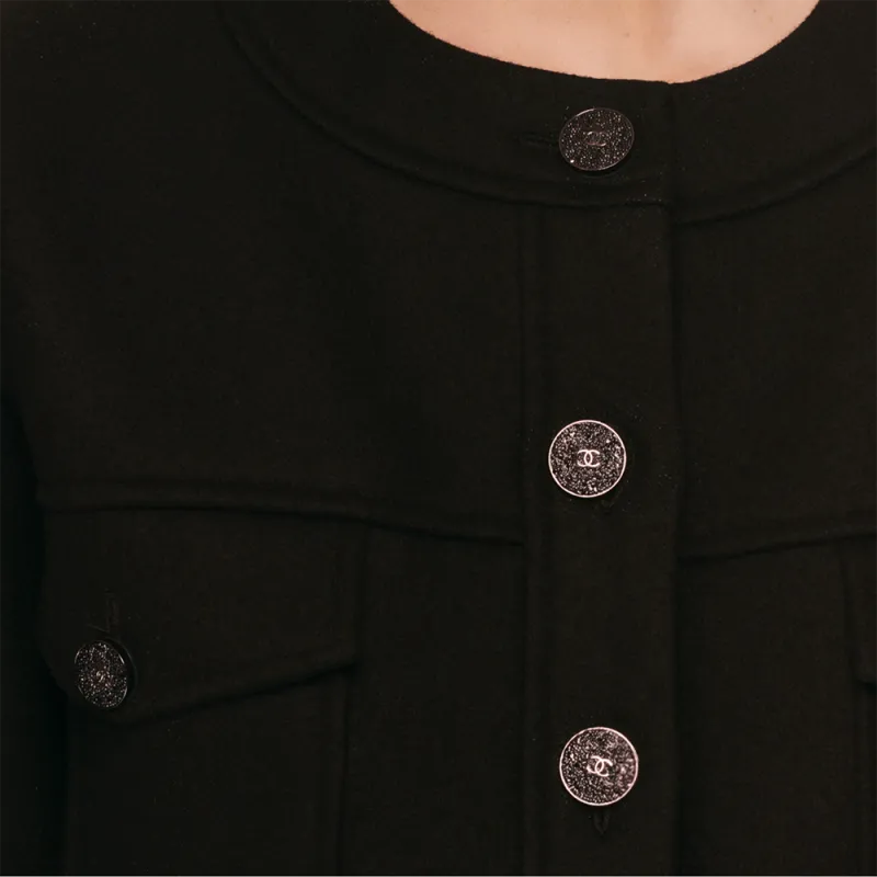 CHANEL 24 Fall Winter Jackets & Coats Women's Black-2