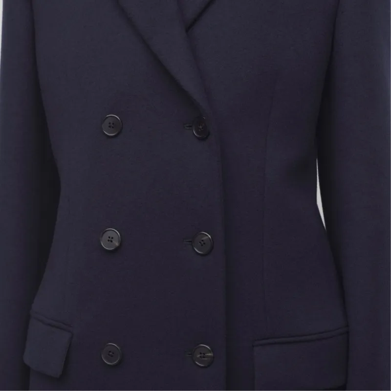 THE ROW Double Breasted Long Sleeved Coat-5