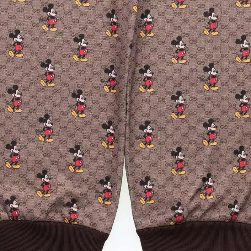 GUCCI x Disney FW22 Knitted Sports Pants Women's Brown-4