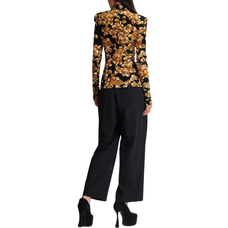 BALMAIN T-Shirts Women's Yellow-5