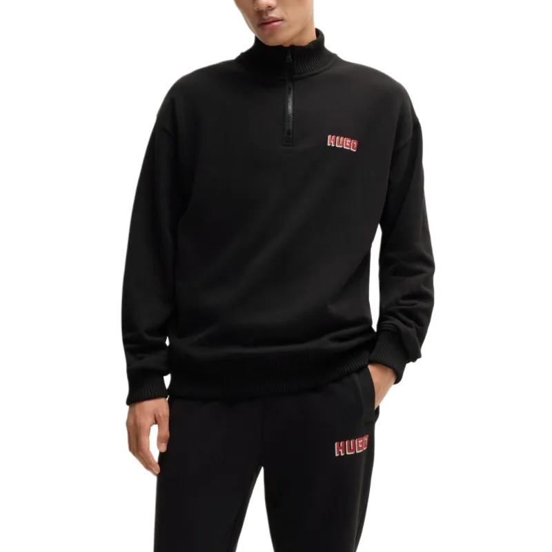 HUGO BOSS Logo print Cotton Sweatshirt-2