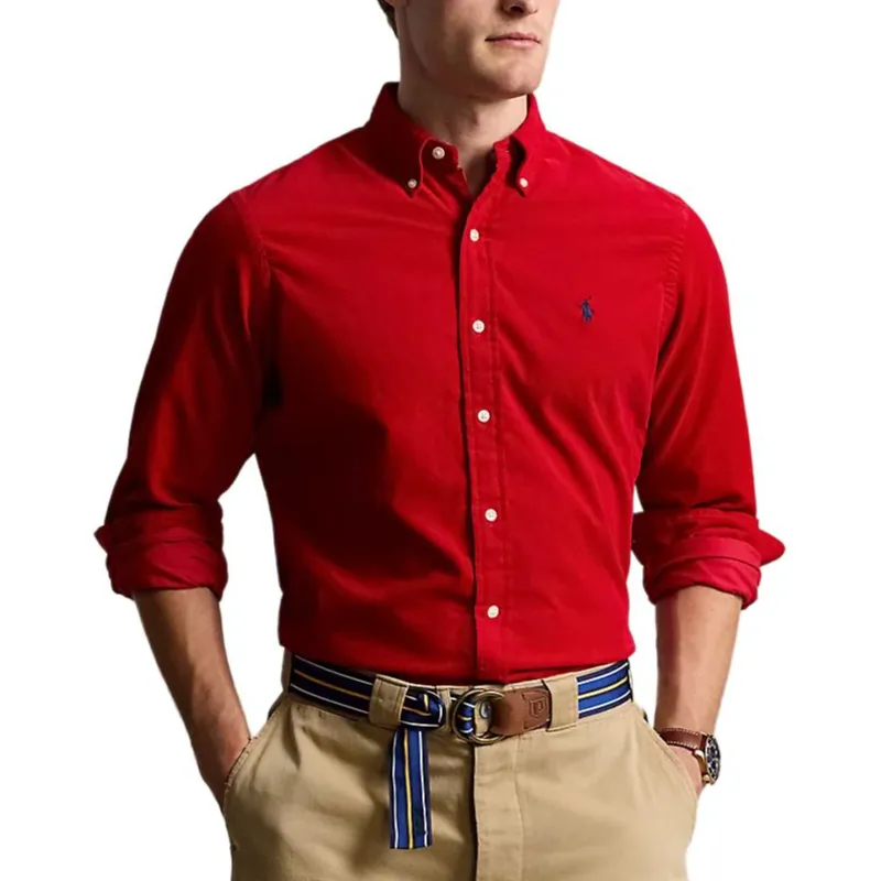 Polo Ralph Lauren SS22 Shirt Men's Red-2