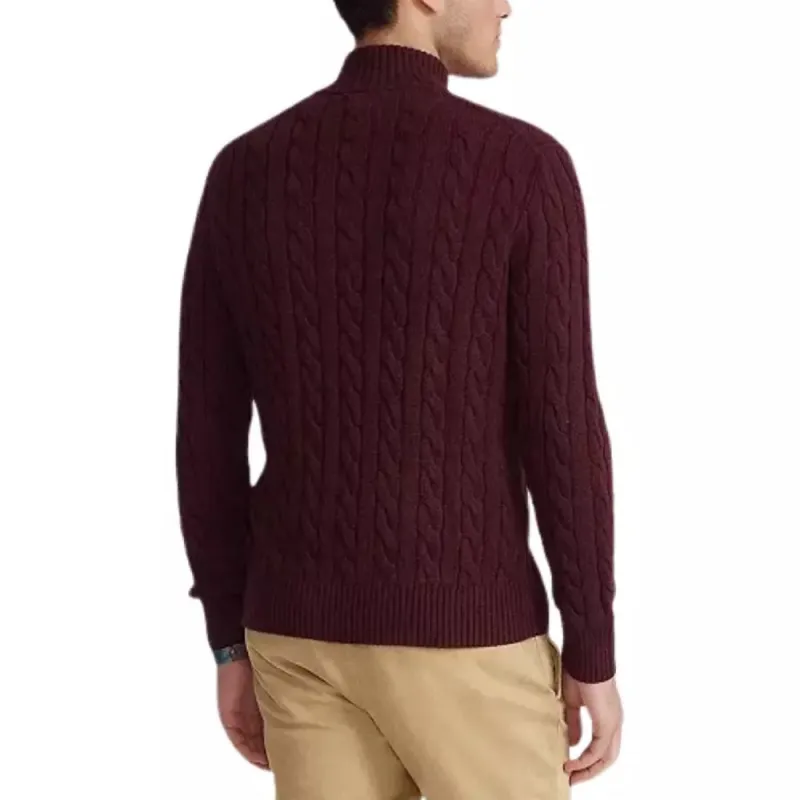 Polo Ralph Lauren SS23 Knitwear Men's Burgundy-3