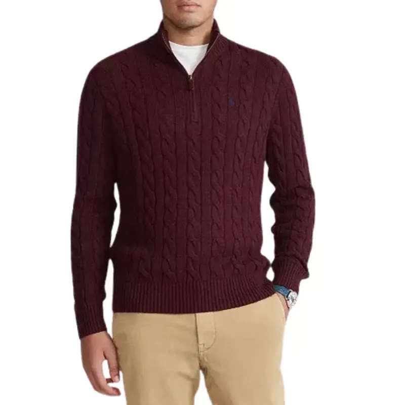 Polo Ralph Lauren SS23 Knitwear Men's Burgundy-2