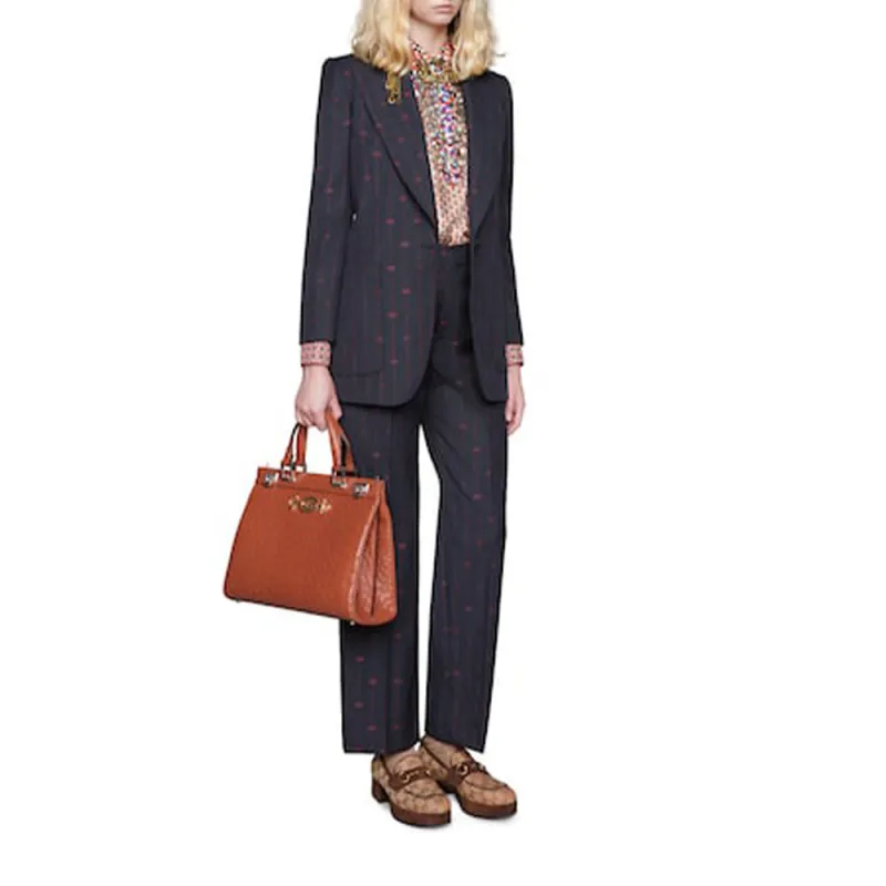 GUCCI FW21 Casual Pants Women's Black-2