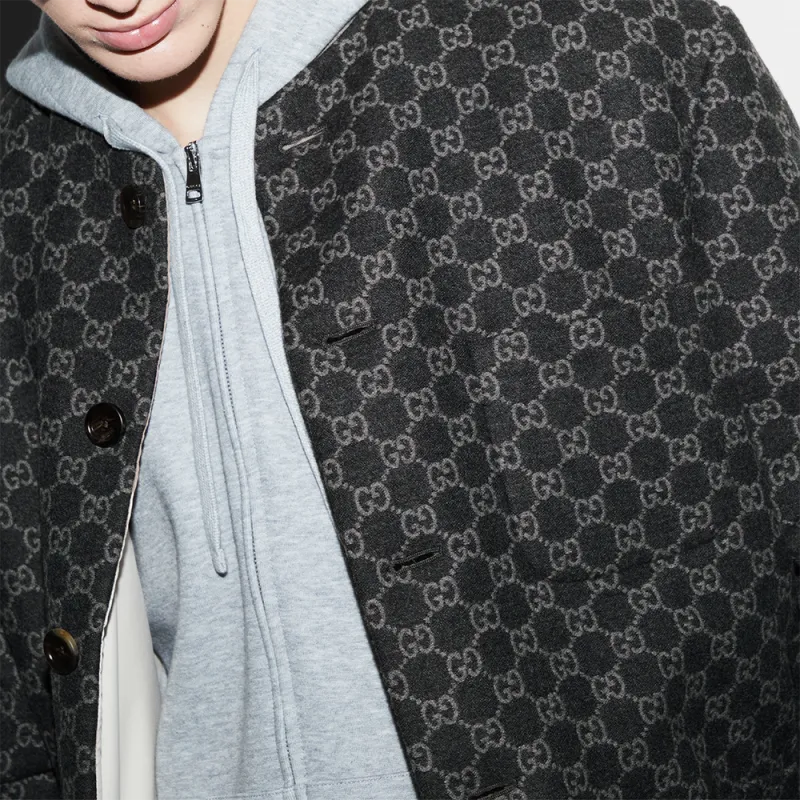 GUCCI FW24 Jackets Coats Men's Gray-5